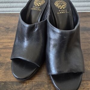 Vince Camuto Elegant Black Mules